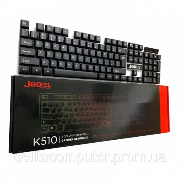 Клавиатура Jedel K510 проводная с подсветкой игровая