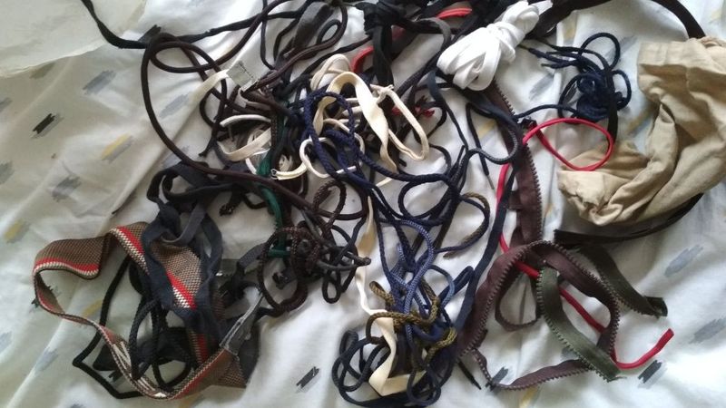 Шнурки, застёжки, змейки для ремонта одежды