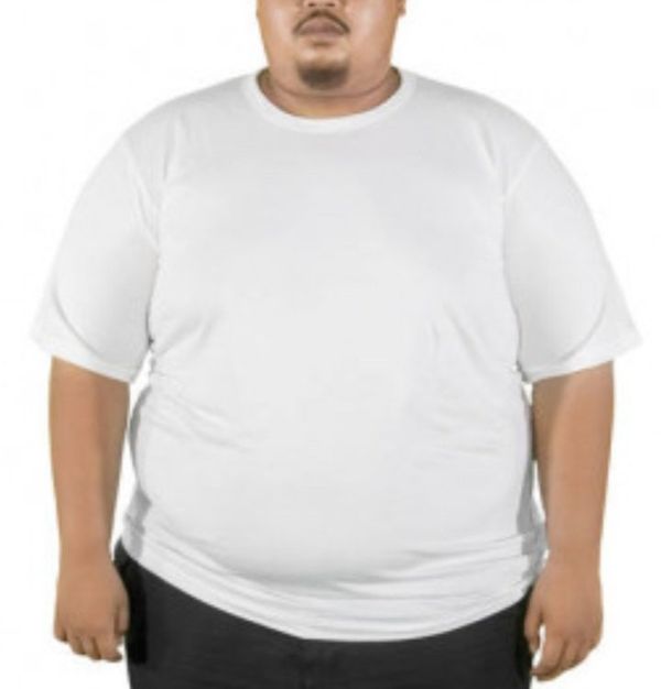 Белая мужская футболка 5хл Большой размер. Батал