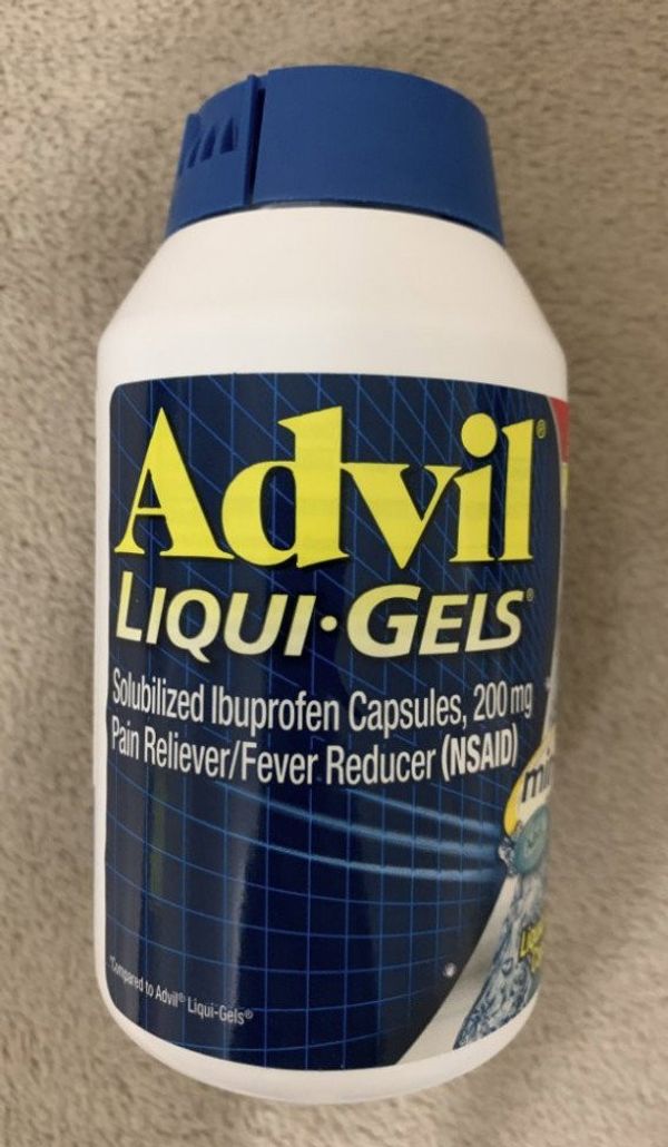 Advil Liqui-Gels, ібупрофен 200 мг, 200 капсул США.