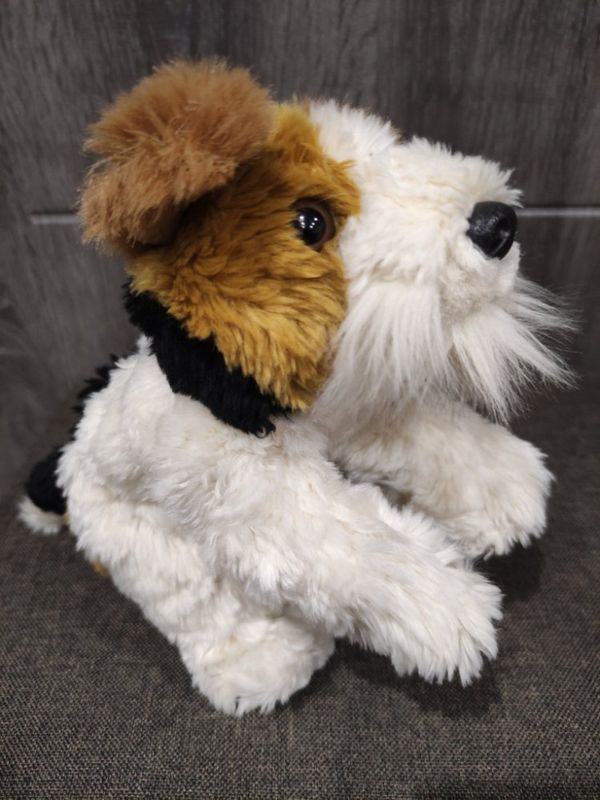 Мягкая игрушка собака щенок фокстерьер 22 см