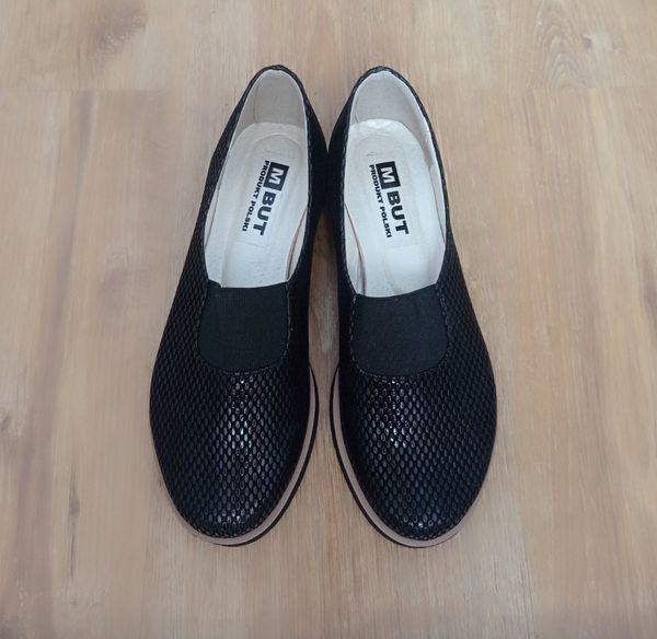 Замшеві жіночі чорні туфлі