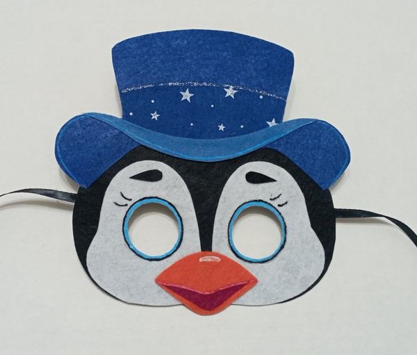 Новогодние карнавальные маски Пингвинов